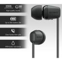 Sony WI-C100 Juhtmevabad k&otilde;rvaklapid WIC100B.CE7, 25h, IPX4, 20Hz-20kHz, Sisseehitatud mikrofon, Juhtmevabad