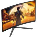 AOC C32G42ZE monitorius, 31,5", VA, FHD, 16:9, 260 Hz, 4 ms, 1920 x 1080 pikselių, 300 cd/m&sup2;, HDMI 1, Juodas