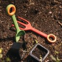 Bērnu instrumentu komplekts MyFirstFiskars, FISKARS, 1062471, plastmasa, sarkans/zaļ&scaron;, 2 daļas