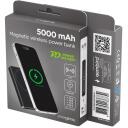 Gembird PB05-WPC15M-01 Magnetiline juhtmeta akupank, 5000 mAh, 15 W, must