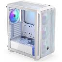 Endorfy Корпус ПК Arx 500 White EY2A018, 3x140mm передние вентиляторы, 1x140mm задний вентилятор, USB-C 10Gbps