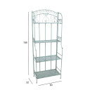 Plaukts MINT 60x32xH156cm, antīki zaļš 40086 Allit