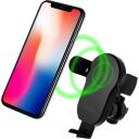 Fixed mobilā telefona turētājs automa&scaron;īnai FIXMAT-BK, 15W, 30mAh, automātiska fiksācija, ātra uzlāde, Qi, Quick Charge 3.0