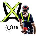 Easypix LED жилет L/XL 65001, 0.230 кг, неоновый зеленый, постоянный свет до 60ч, медленное мигание до 70ч, быстрое мигание до 80ч