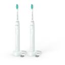 Philips elektriline hambahari HX3675/13 2tk, 31000 liikumist/min, 2 laadijat, 2 harjapead, aku, valge