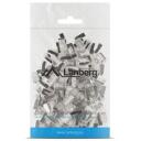 Lanberg RJ-45 pistik 8P8C PLS-5000, 100 tk, F/UTP, l&auml;bipaistev, roostevaba teras