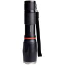 Esperanza Dione Melna Rokas lukturis LED EOT070, 15cm, 135g, 3W, 2500lm, 2 lampas, 4 gaismas režīmi, ūdensizturīgs, ar zoom