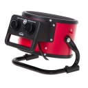 Efektīvs un kompakts keramiskais ventilatora pūtēja sildītājs 2400 W sarkans CR7743 Camry