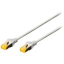 Digitus patch kabelis DK-1644-A-150, 15 m, S/FTP, RJ-45, pelēks, booted, halogēna brīvs, snagless, strain relief