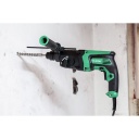 Rotācijas āmurs SDS-Plus HIKOKI DH26PB2WSZ, 830 W, 2 režīmi, 2.9 J, 3.4-26 mm urbšanas diametrs