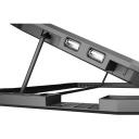 Natec Klēpjdatora dzesē&scaron;anas paliktnis Oriole NPL-1926, 43.9 cm, 3 ventilatori, USB 5V, zila apgaismojums