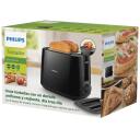 Philips | Daily collection toaster | HD2582/90 | Power 830 W | Number of slots 2 | Housing material Plastic | Black