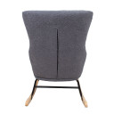 Šūpuļkrēsls ROMY pelēks 65427