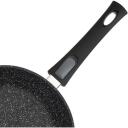 Resto gili keptuvė 93014 28 cm, 480 mm, 77 mm, 4 sluoksnių PFLUON, nuimamas rankenos, kar&scaron;čiui atspari, juoda