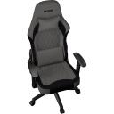 Fury Spēļu krēsls Shinai S8 NFF-2360, 130kg, 20kg, Audums, Neilons, Pelēks, Regulējami roku balsti, Regulējama atzveltne