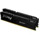 Kingston Fury Beast KF556C40BBK2-32, 32 GB, DDR5, 5600 MT/s, 288-pin DIMM, madala profiiliga soojuse hajutaja, Intel XMP 3.0