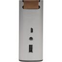 Denver Bluetooth k&otilde;lar BTS-200 -, 10 W, 60 dB, 45 dB, 60 - 20000 Hz, Traadita, Bluetooth 10 m, USB, AUX, Pruun, H&otilde;be, Nahk, Metall