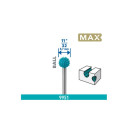 Frēzē&scaron;anas bumba, rūdīts nerūsējo&scaron;ais tērauds, D=9mm, 26159951DM BOSCH