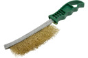 Metāla birste, ROCKFORCE, RF-HB140, 240 mm, misiņa sari, plastmasas rokturis