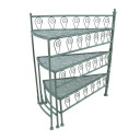 Plaukts MINT 56x31xH65cm, antīki zaļš 40081 Allit