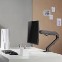 Maclean monitori hoidik MC-906, 17" - 27", 7 kg, k&auml;sitsi k&otilde;rguse reguleerimine, VESA 75 x 100 mm, must