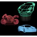Manta Dekoratīvā lampa SNL120RGB, 5W, 15.6cm, 10cm, 15.7cm, 3xAA, 5V, 2m, 16 krāsas, tālvadība