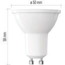 Emos LED lemputė Classic MR16 ZQ8E12, 3 W, 230 V, 345 lm, &scaron;ilta balta, 100&deg;, 30 000 valandų, GU10