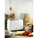 Adler Toaster AD 3216, 750 W, 2 pesa, plastkorpus, valge, automaatne v&auml;ljal&uuml;litus, pruunistamise reguleerimine