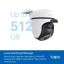 V&auml;line Pan/Tilt turvakaamera, TP-Link, Tapo C510W, 3 MP, 3.9mm, IP65, H.264, MicroSD kuni 512 GB
