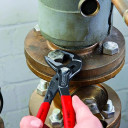 Vandens siurblio replės KNIPEX Cobra&reg; ES 87 51 250 SB, ypač plonos, 19 padėčių