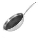Resto Wok 95349, 28 cm, 510 mm, 75 mm, 1 k&auml;epide, roostevaba teras, kriimustuskindel, induktsioon, TRI-PLY