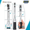 1/4″ Momentatslēga, 4–40 Nm, ±2%, ar HiPer apgriežamu ratchet, Len... 6109-2CT, precizitāte ±2%, droša regulēšana