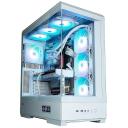 Zalman P50 DS White, datortehnika, P50 DS White, 3x3.5'', 2x2.5'', 1x120mm ARGB ventilators, 7 PCI sloti