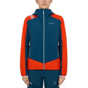 Jaka AEQUILIBRIUM Softshell JKT W, izmērs: M, Storm Blue/Cherry Tomato, 8020647126224 LA SPORTIVA ALPINE TECH