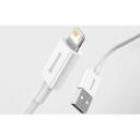 Baseus Superior Series Kaabel USB to Lightning CALYS-A02, 1m, 2.4A, 480MB/s, ABS+TPE, valge