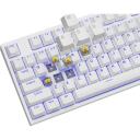 Genesis THOR 404 TKL klaviatūra NKG-2070, Gateron Yellow Pro, USB-A, RGB, balta, mehāniskā, 1ms atbilde