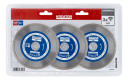 Алмазный резак eco &Oslash; 125mm - 3 шт., KREATOR, KRT080201, Размер отверстия: 22,2 мм, Высота реза: 5 мм