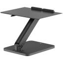 Maclean statīvs monitoram vai klēpjdatoram, MC-493, 390 x 297mm, 105-325mm, 5kg, melns, gāzes atsperes