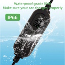 EV Charge kaasaskantav Type 2 laadija 5 m kaabliga, 3,6 kW, reguleeritav 6A–16A, ühefaasiline, IP65, must