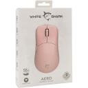 White Shark Pele AERO-P WGM-5015, 55g, 6400 DPI, 6 pogas, 2,4 GHz bezvadu, 1,8m kabelis, programmējami taustiņi