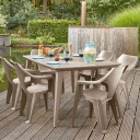 Sodo kėdė Dante Low Back smėlio spalvos KETER 29187058587 57x57x79cm 2.21kg