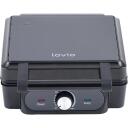 Lovio Vafeļu panna LVWF001BK, 1400W, 4 vafeļu, 25x21,6cm, neslīdo&scaron;as kājiņas, regulējams termostats, aizsardzība pret pārkar&scaron;anu