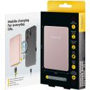 Intenso Power Bank 7344033 10000 mAh, 15 W juhtmevaba laadimine, 20 W USB-C PD, MagSafe &uuml;hilduv, roosa