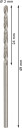 HSS-G urbji metālam 2.0mm, 10gab., Urbjma&scaron;īnām/skrūvgriežiem PRO METAL HSS-G STANDARTA SPIRĀLVEIDA URBJA GARUMS, 2608595051, BOSCH