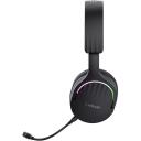 Trust k&otilde;rvaklapid GXT 491 Fayzo, 20 - 20000 Hz, 50 mm, 2.4 GHz, Bluetooth, 22 h aku t&ouml;&ouml;aeg, must, RGB valgustus