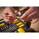 100 daļu urbšanas un skrūvēšanas komplekts, STANLEY, STA88548-XJ, dažādi piederumi un izturīgs korpuss