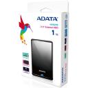 Adata HDD AHV620S-1TU31-CBK 1TB, 2.5", USB 3.2 Gen 1, must, kriimustuskindel, LED indikaator, Plug and Play
