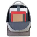 Rivacase Чехол 7562GREY/MOCHA, 39.6см, 635г, 120мм, 305мм, 460мм, 1 передний карман, USB порт, водоотталкивающий