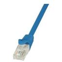Logilink patch kabelis CP1076U, 5m, CAT 5e, RJ-45, CCAC, U/UTP, zils