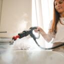 Polti Tvaika tīrītājs PTEU0317 Vaporetto Smart 110 Eco, 1500 W, 4 bar, 2 L, balts/zaļ&scaron;, ECO funkcija, iznīcina 99,99% vīrusu